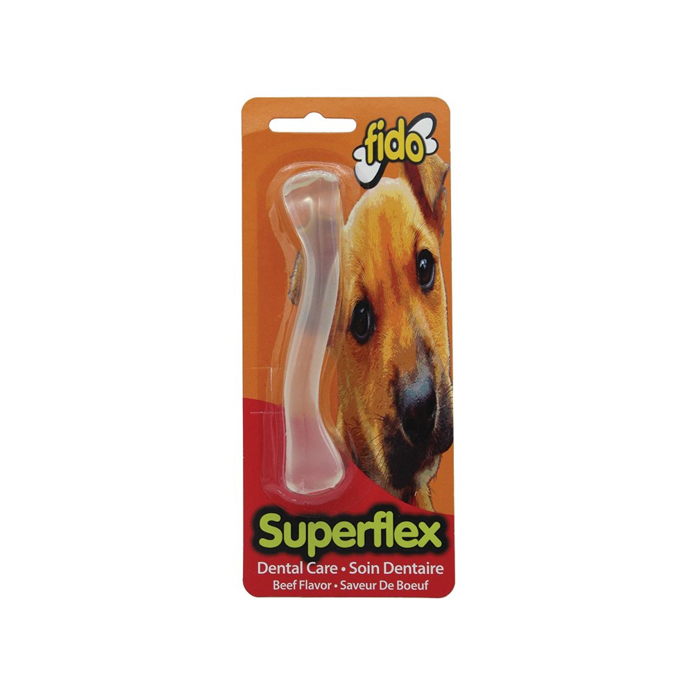 Tough Nylon Dental Chew Bone — Beef Flavour, Medium | Fido