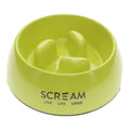 Anti-Gulp Slow Feeder Dog Bowl — Green | Scream