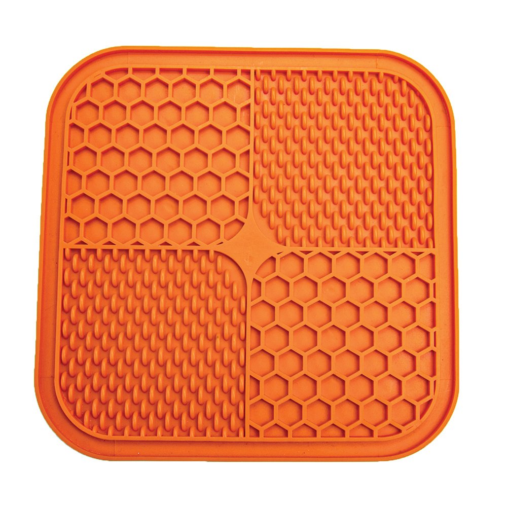 Scream Lick Enrichment Mat — Orange