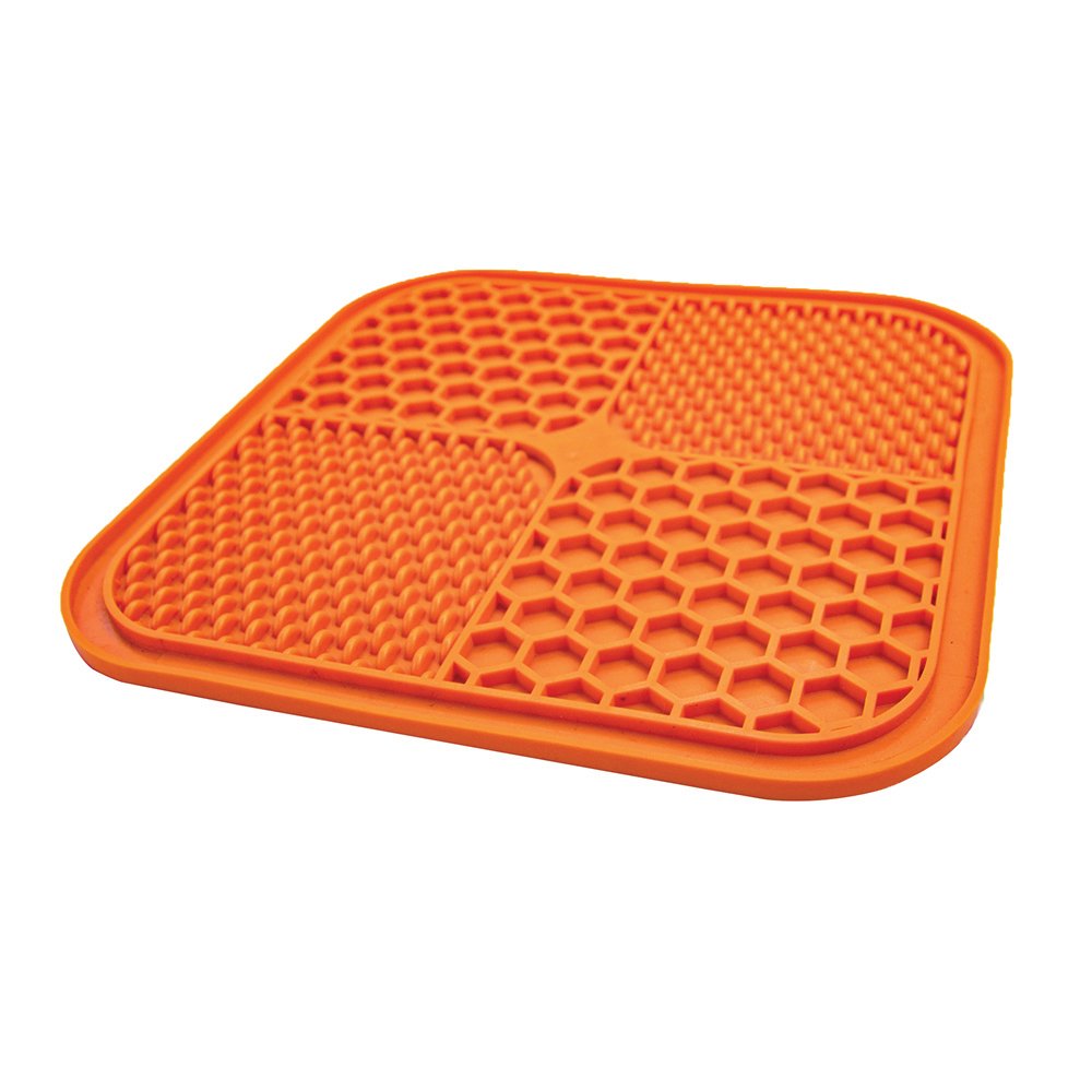 Scream Lick Enrichment Mat — Orange