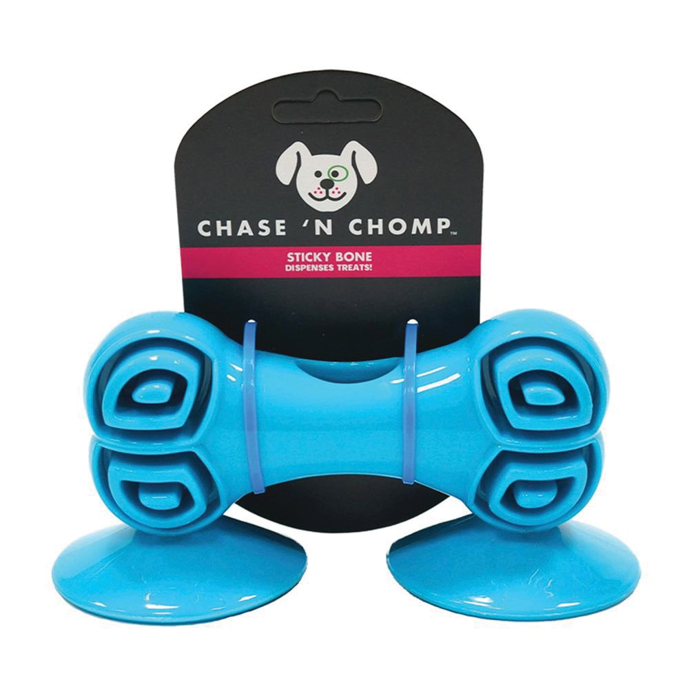 Rubber Fetch & Chew Bone Dog Toy | Chase n Chomp