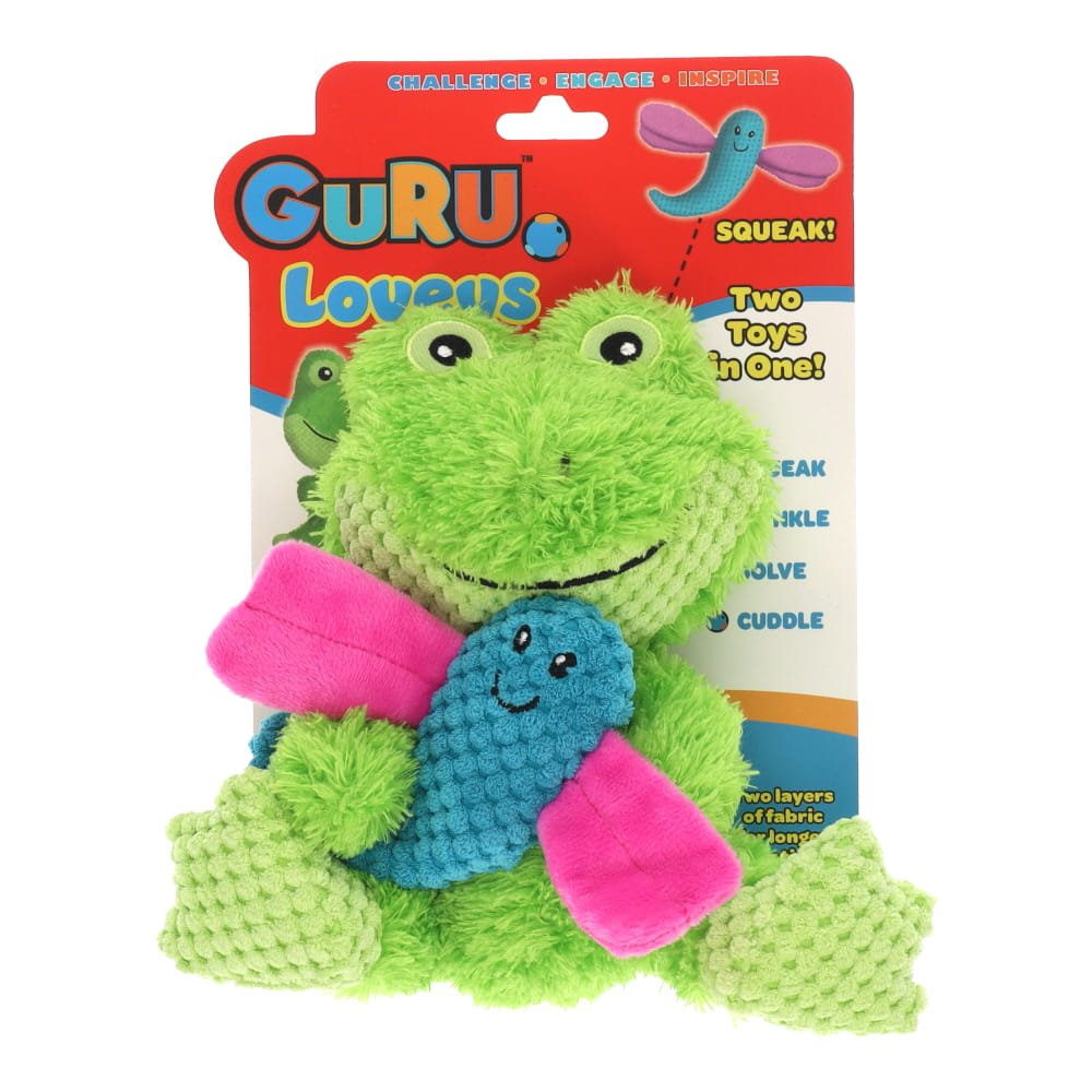Calming Comfort Plush Dog Toy — Frog, Medium | GURU